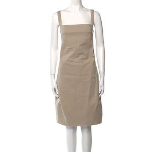 DOLCE & GABBANA Square Neckline Knee-Length Dress Size: M  US8, IT44